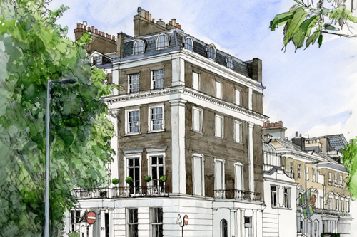 The Stelios Philanthropic Foundation building illustration
